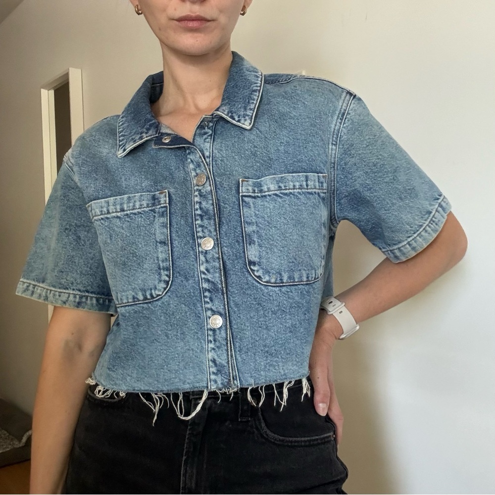 Denim shirt, brand NA-KD